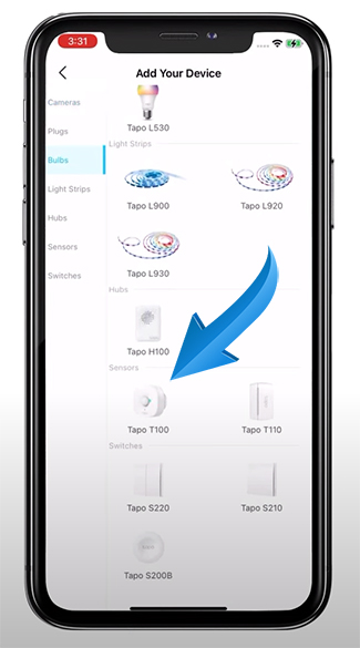 tapo bewegingssensor instellen via de app