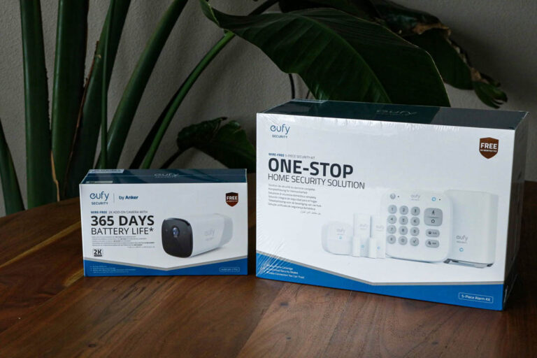 Set alarmsysteem Eufy met de EufyCam 2 Pro