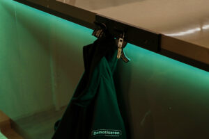 led strip in keuken groen