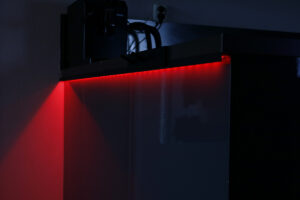keuken led strip rood