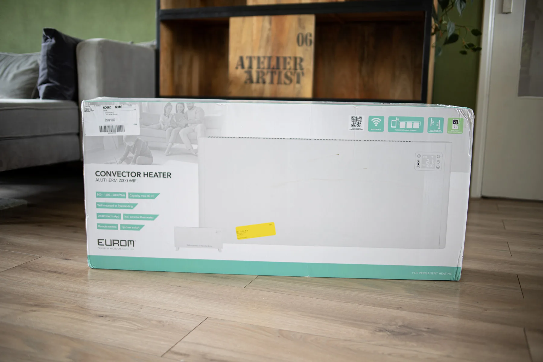 Eurom ALutherm 2000 Wifi review in doos